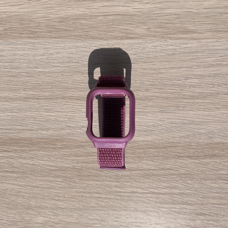 Correa Apple Watch tela color rosado 42- 44 mm
