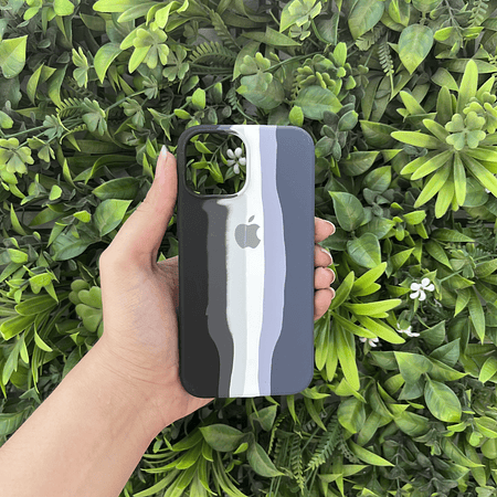 Carcasa diseño líneas blanco y negro Iphone 13 mini