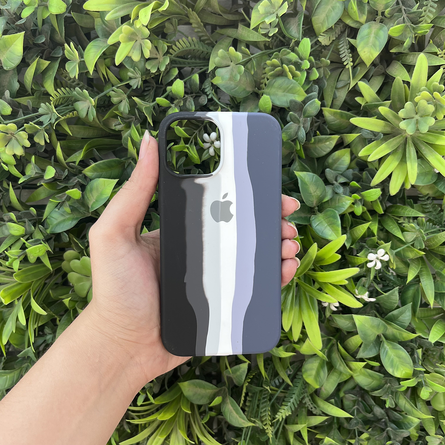 Carcasa diseño líneas blanco y negro Iphone 13 mini