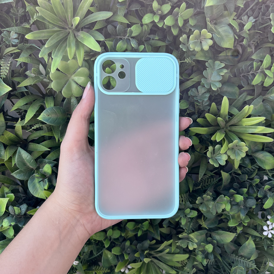 Carcasa Iphone 11 Transparente con bordes de colores