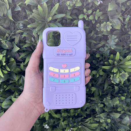 Carcasa Iphone 11 diseño Teléfono morado