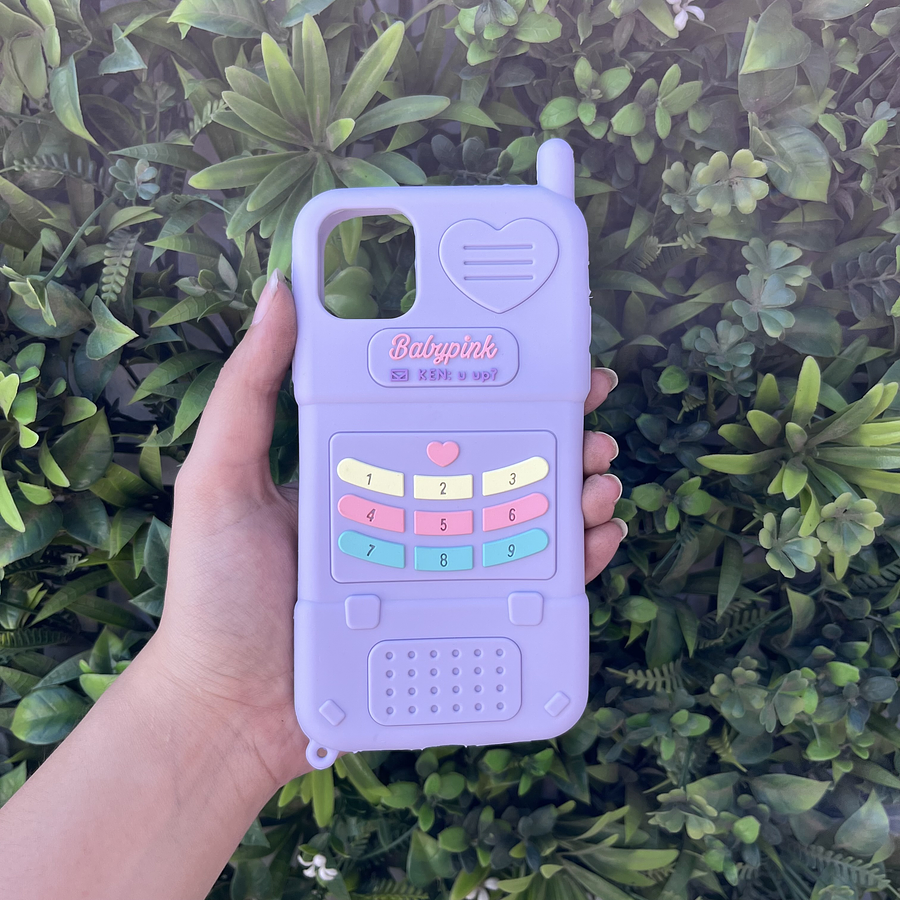 Carcasa Iphone 11 diseño Teléfono morado