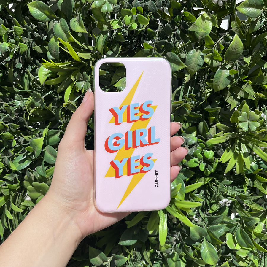 Carcasa Iphone 11 diseño Yes girl yes