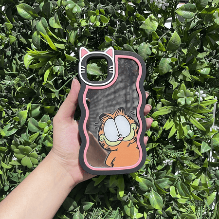 Carcasa Iphone 11 diseño Garfield espejo