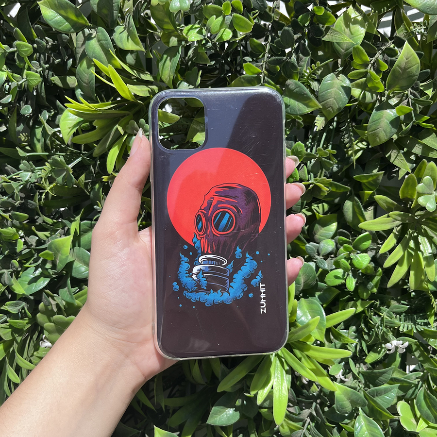 Carcasa Iphone 11 diseño Máscara de gas