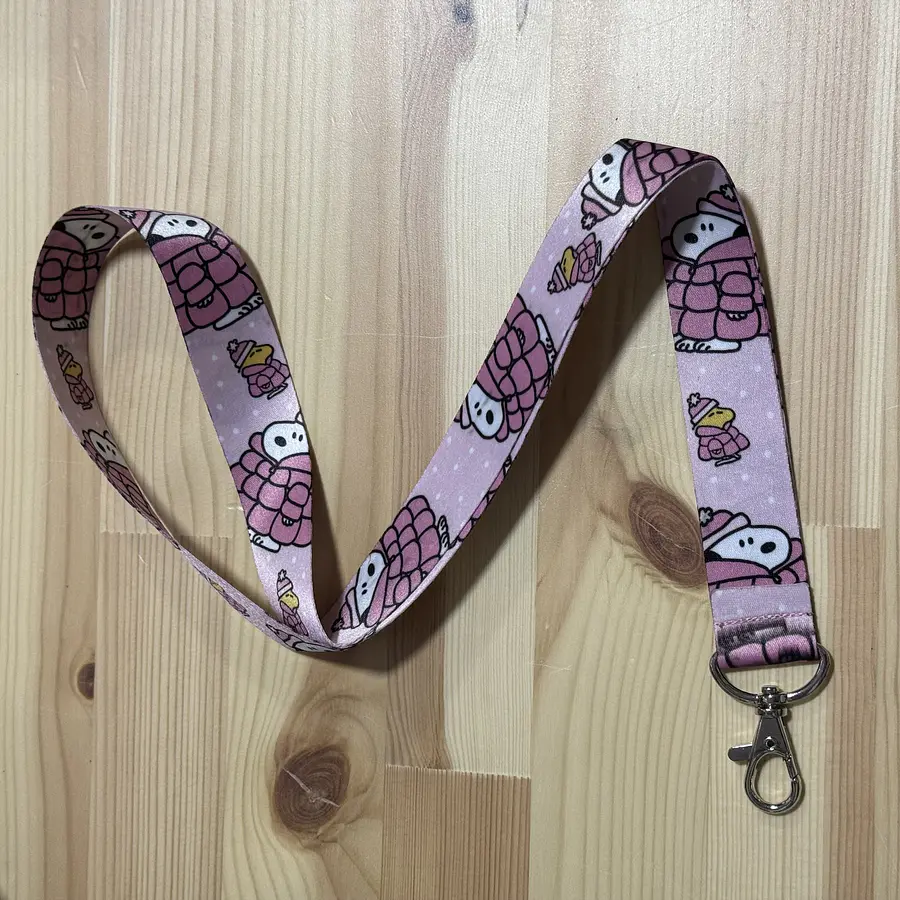 Lanyards snoopy Chaqueta rosada 