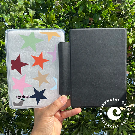Carcasa KINDLE transparente con tapa diseño estrellas taylor