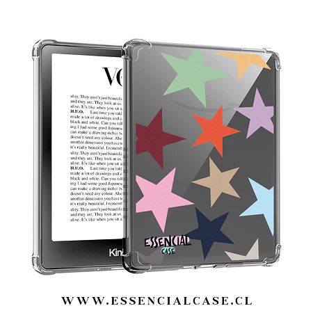 Carcasa transparente Kindle - Kobo diseño estrellas Taylor Swift 