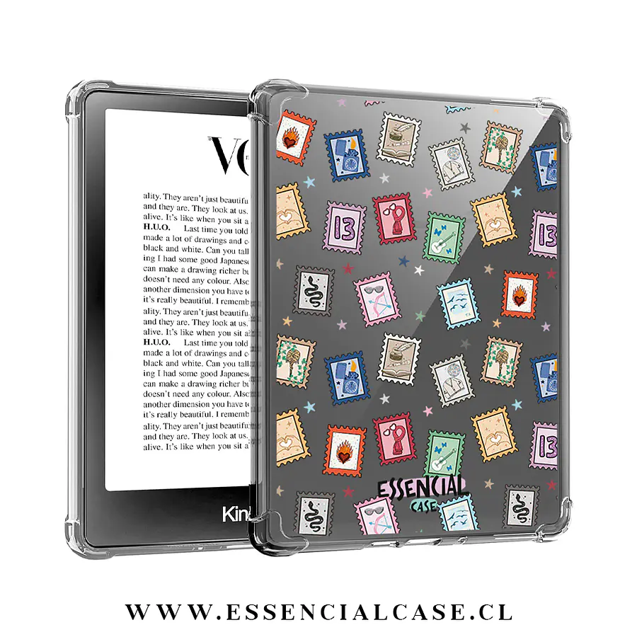 Carcasa transparente Kindle - Kobo diseño pegatinas eras Taylor Swift