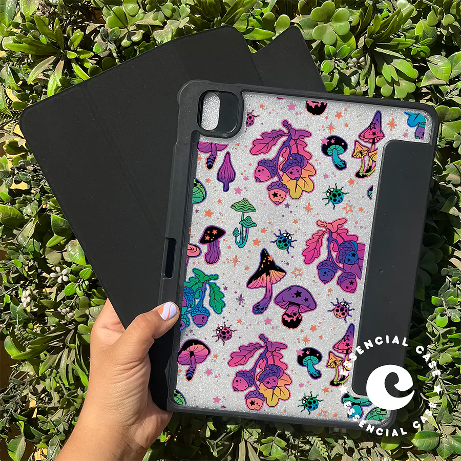 Carcasa iPad desmontable diseño mystic color