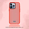 Carcasa diseño lineas roja