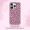 Carcasa diseño puntos verdes