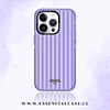 Carcasa diseño lineas lila