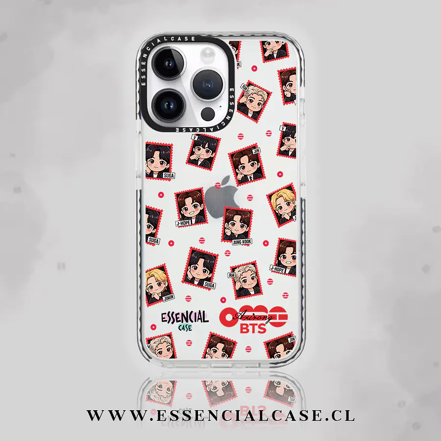 Carcasa diseño BTS pegatinas