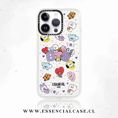 Carcasa diseño BTS animado