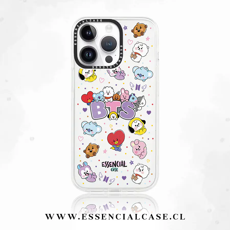 Carcasa diseño BTS animado