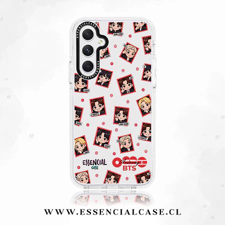 Carcasa para Samsung serie A diseño BTS pegatinas 