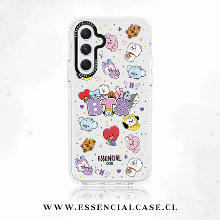 Carcasa para Samsung serie A diseño BTS animado