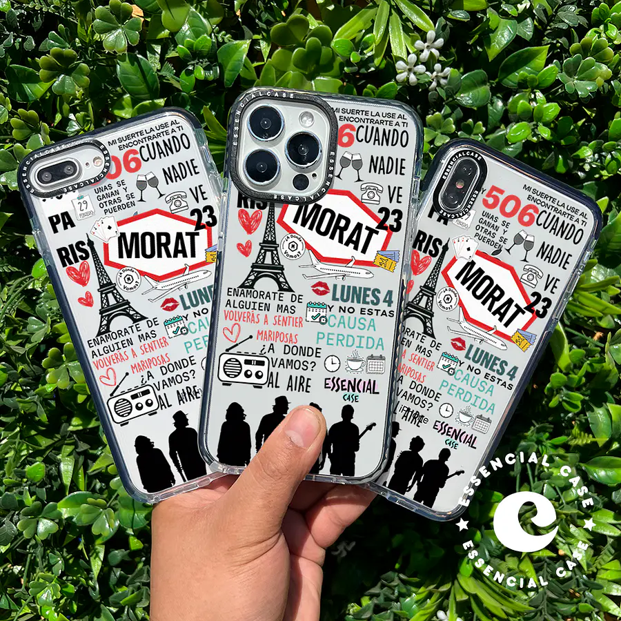 Carcasa diseño morat letras