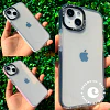 Carcasa transparente borde color iPhone 17