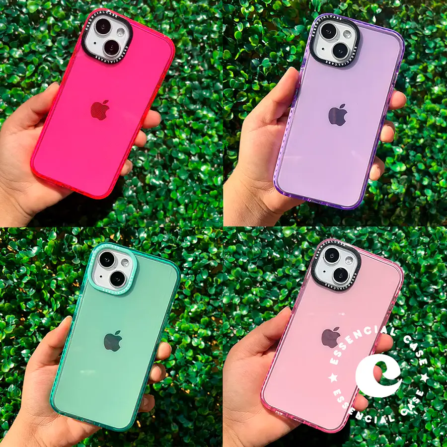 Carcasa transparente color iPhone 17