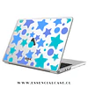 Carcasa Macbook diseño blue stars