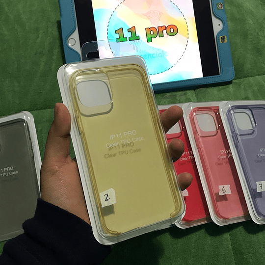 Transparente colores Iphone 11 pro 