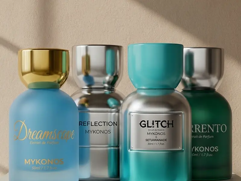 Mykonos Chega à Essensio: Conheça a Nova Marca e as Suas 5 Fragrâncias de Estreia
