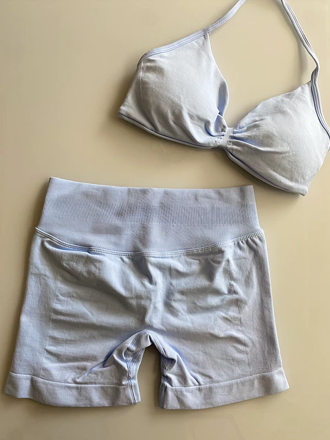 Conjunto Halter Celeste