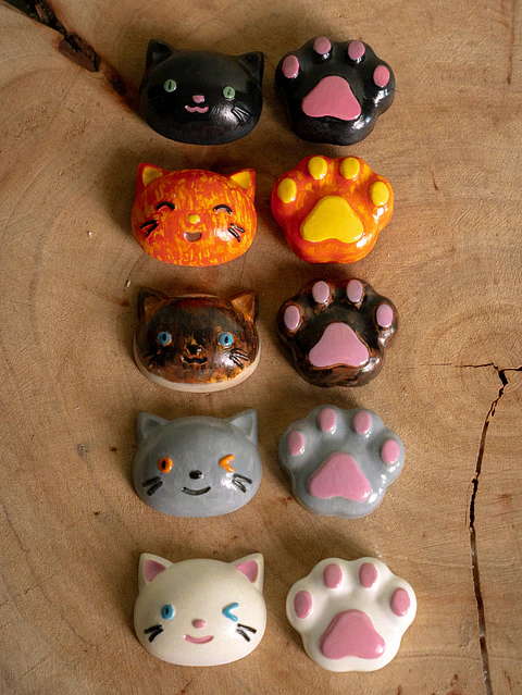 Íman Gatinhos (Carinha + Patinha)