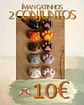 Pack 2 Conjuntos Íman Gatinhos (Carinha + Patinha) - Thumbnail 1