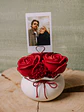 Arranjo Rosas + Polaroid - Thumbnail 2