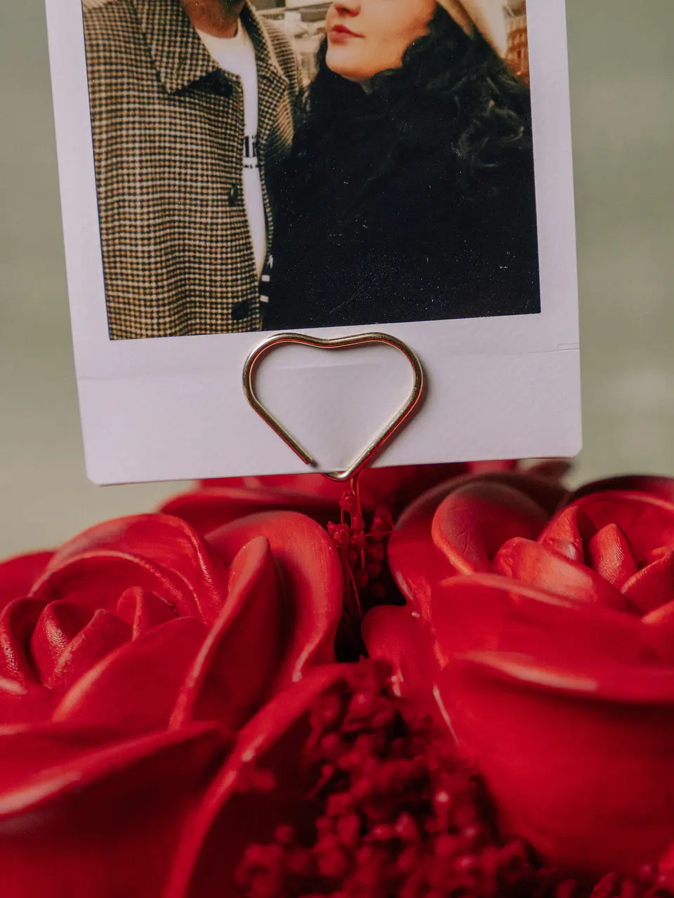 Arranjo Rosas + Polaroid 4