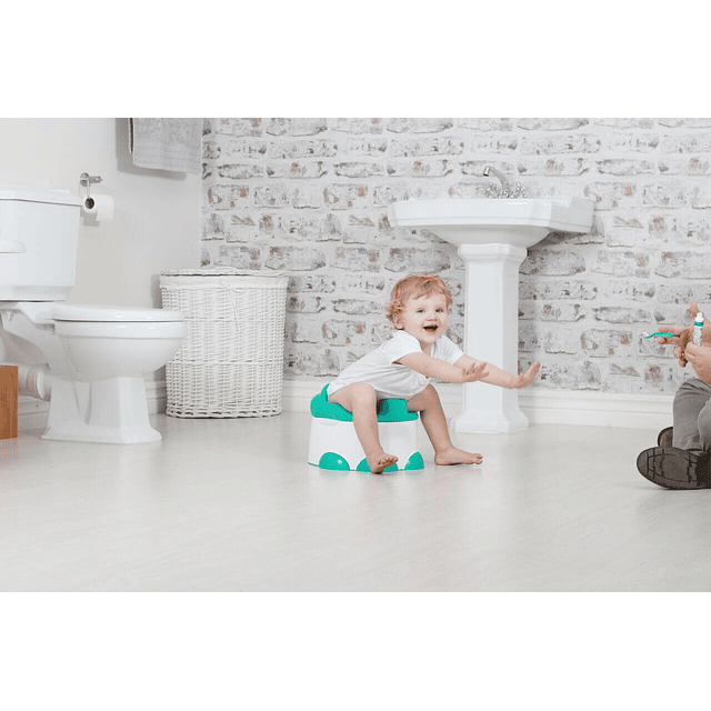 Step N Potty Entrenador Baño Verde Menta (Masterx3)