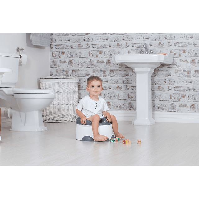 Step N Potty Entrenador Baño Gris (Masterx3)