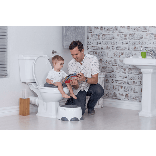 Step N Potty Entrenador Baño Gris (Masterx3)