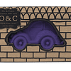 Juguete Mordedor Auto Púrpura