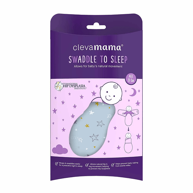 Manta de Arrullo Swaddle Celeste (Master x 12)