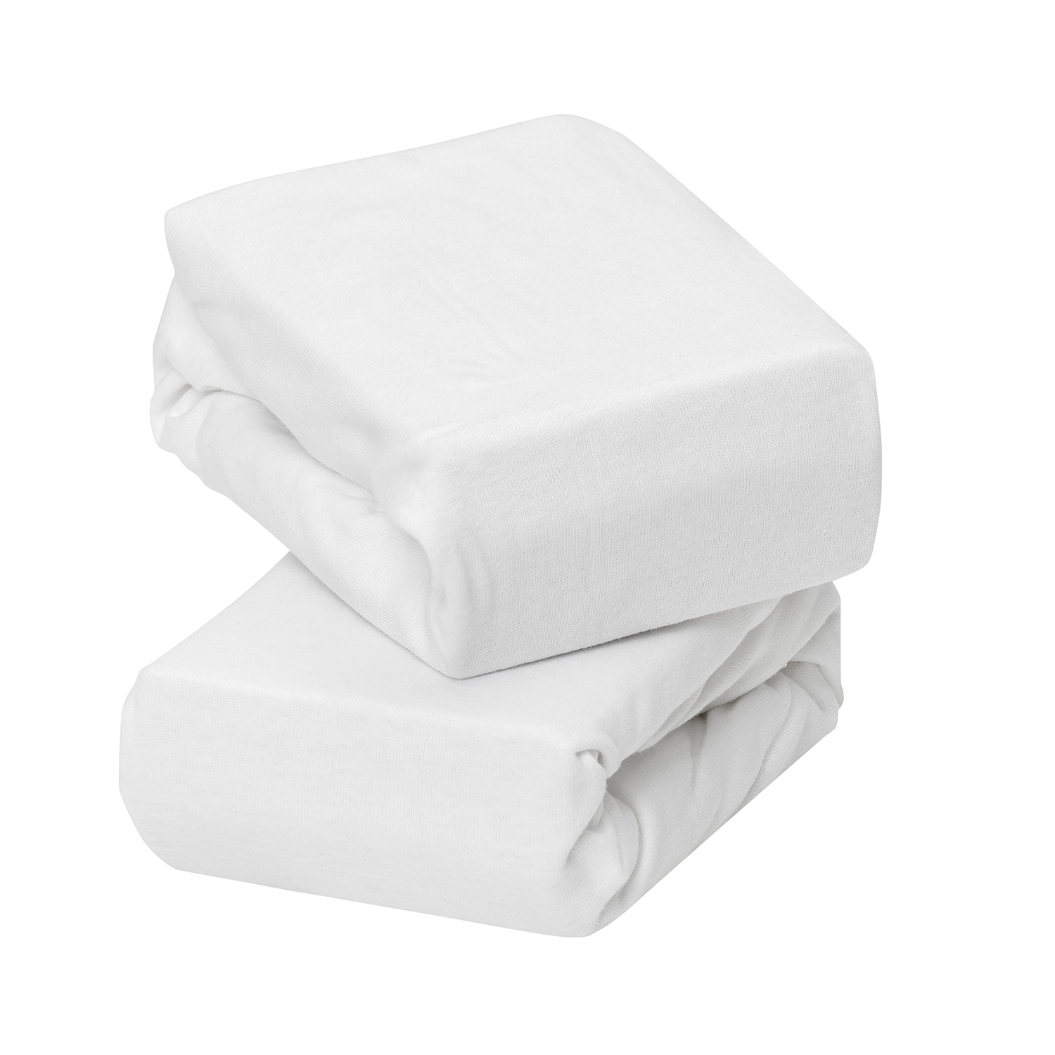 Pack 2 Sábanas Bajeras Algodón 72x140x17cm BLANCO