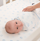 Manta de Arrullo Swaddle Clevamama Azul - Miniatura 4