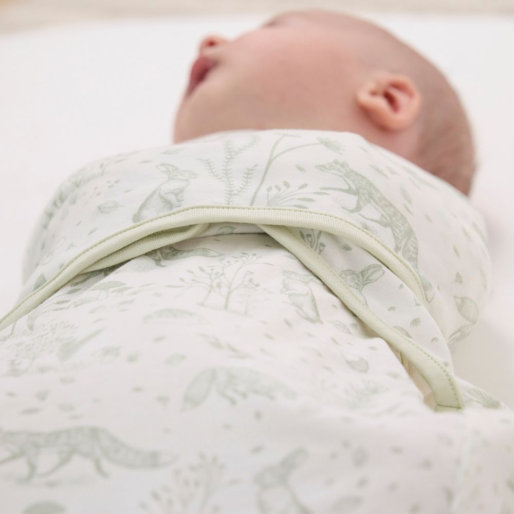 Manta de Arrullo Swaddle Clevamama Animales  6