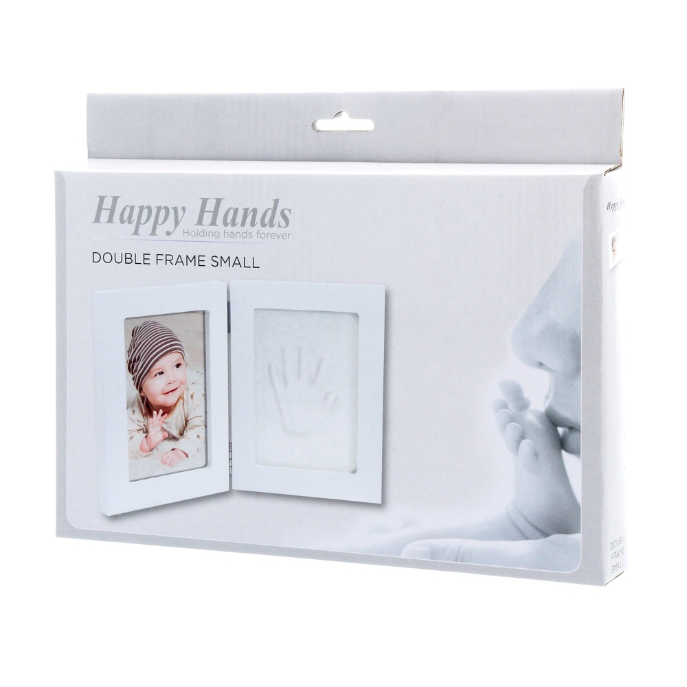 Marco Doble Huellas Bebé Happy Hands 6