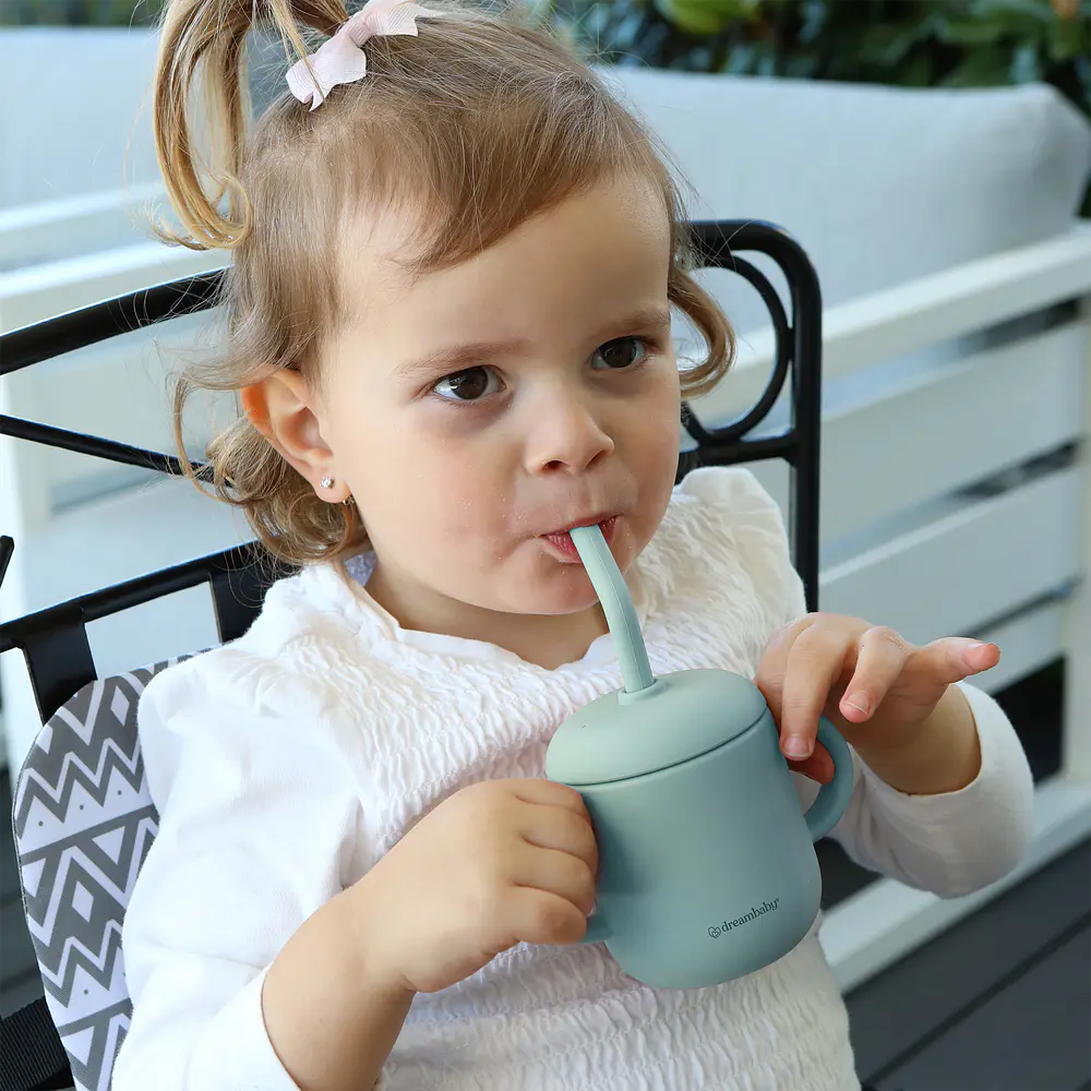 Vaso De Silicona Para Bebida y Snack 3 en 1 Dreambaby 8
