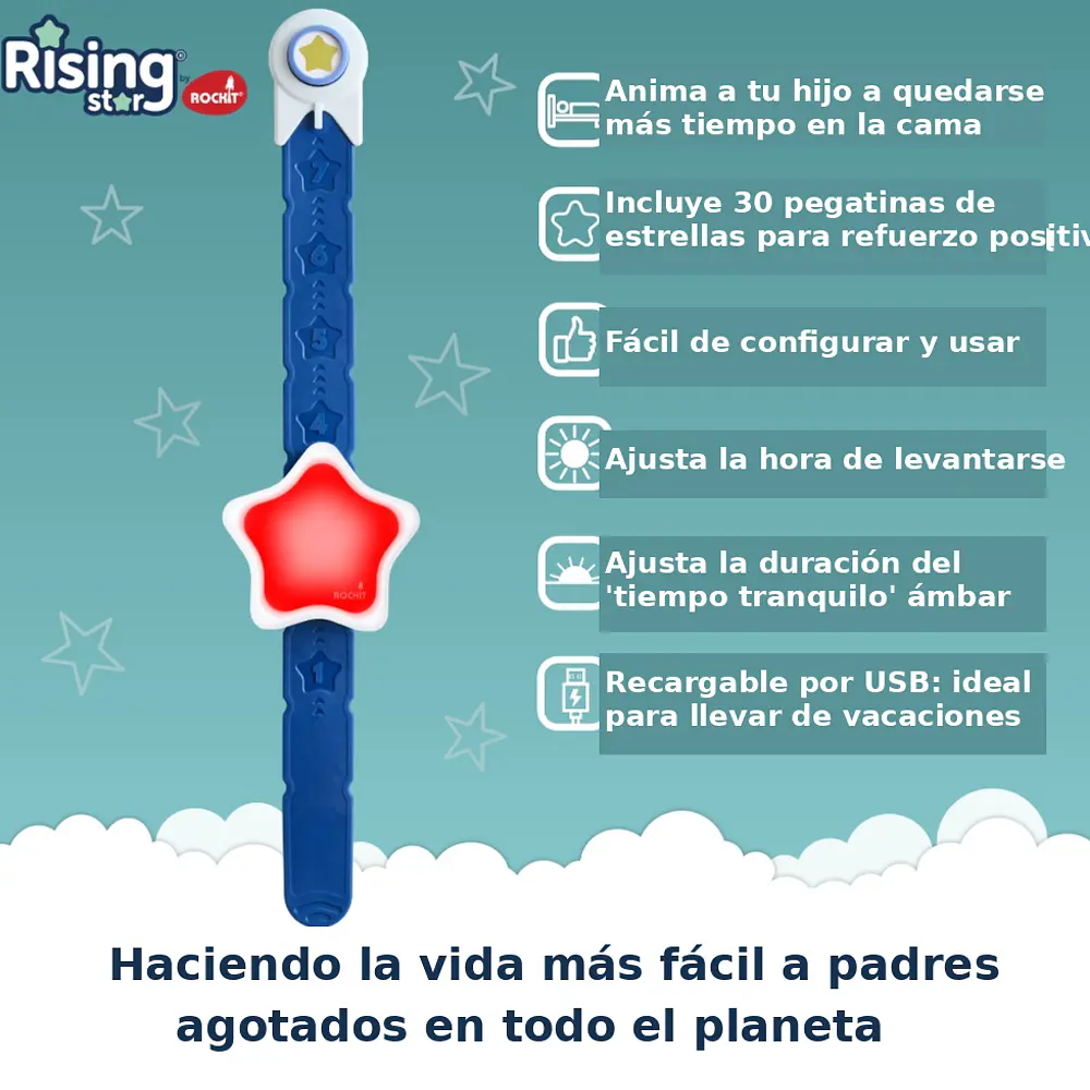 Rockit RISING STAR Reloj Entrenador Sueño 7