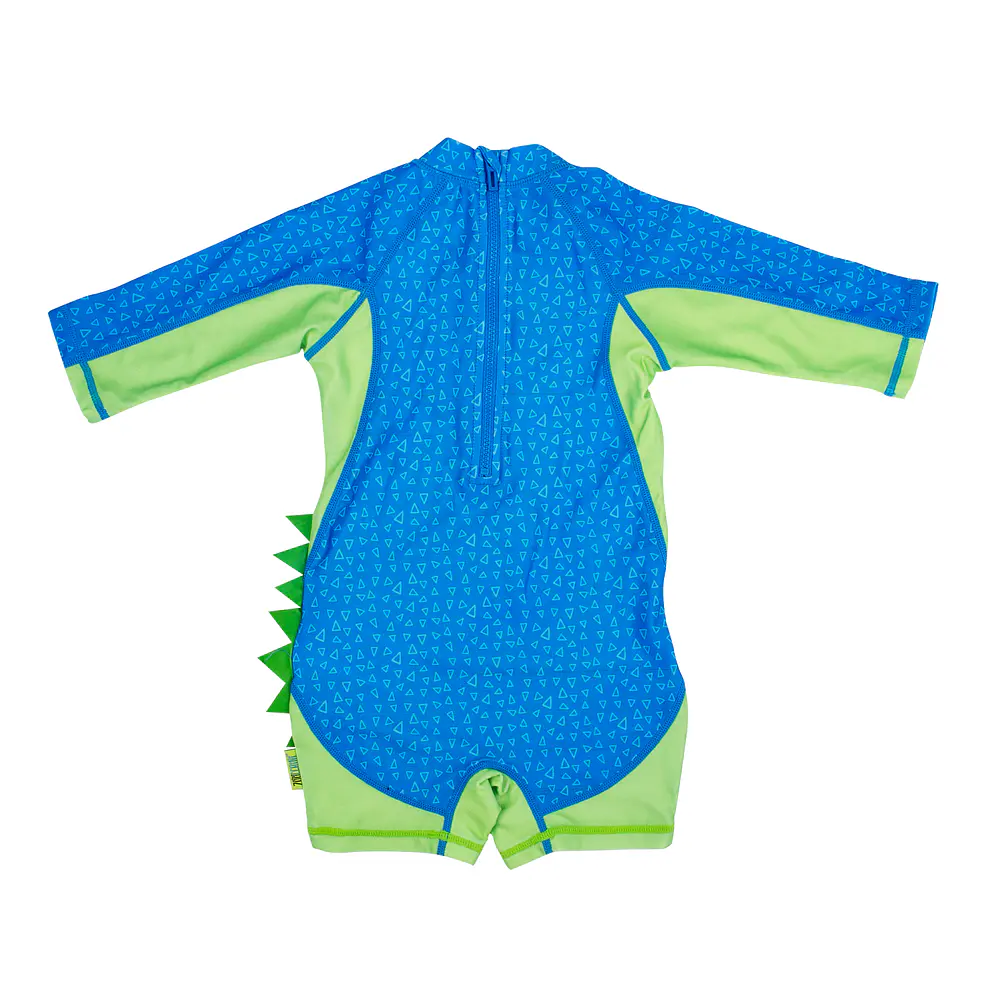 TRAJE DE BAÑO UNA PIEZA Swimsuit COCODRILO Zoocchini (6-12M) 2