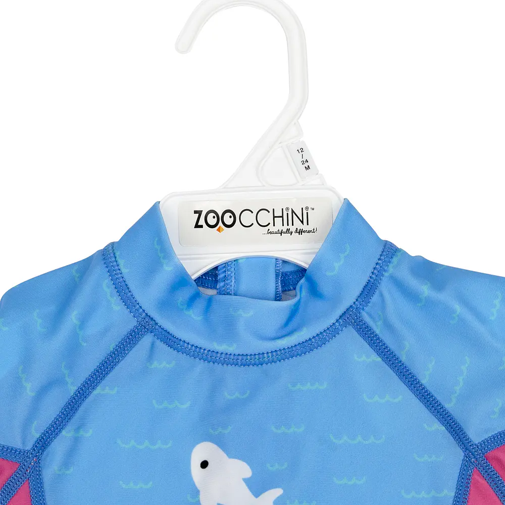 TRAJE DE BAÑO UNA PIEZA Swimsuit TIBURÓN Zoocchini (12-24M) 2