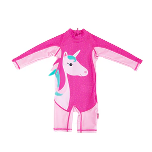 TRAJE DE BAÑO UNA PIEZA Swimsuit UNICORNIO Zoocchini (2T/3T)