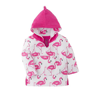 PONCHO DE TOALLA FLAMENCO Zoocchini (12-24M)