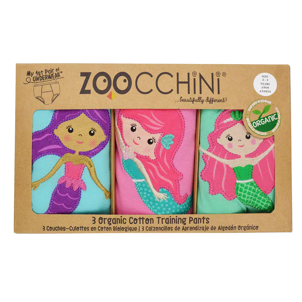 Pack 3 Calzones Entrenamiento Zoocchini SIRENAS Zoocchini (2T/3T) 2