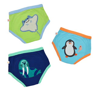 Pack 3 Calzones Entrenamiento ACUATICOS Zoocchini (2T/3T)